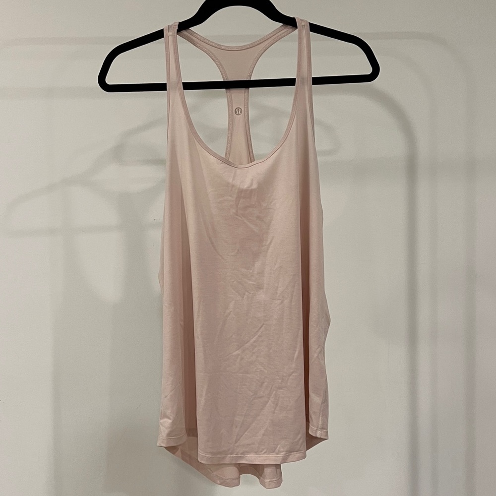 Lululemon Flowy Racerback Tank Light Pink